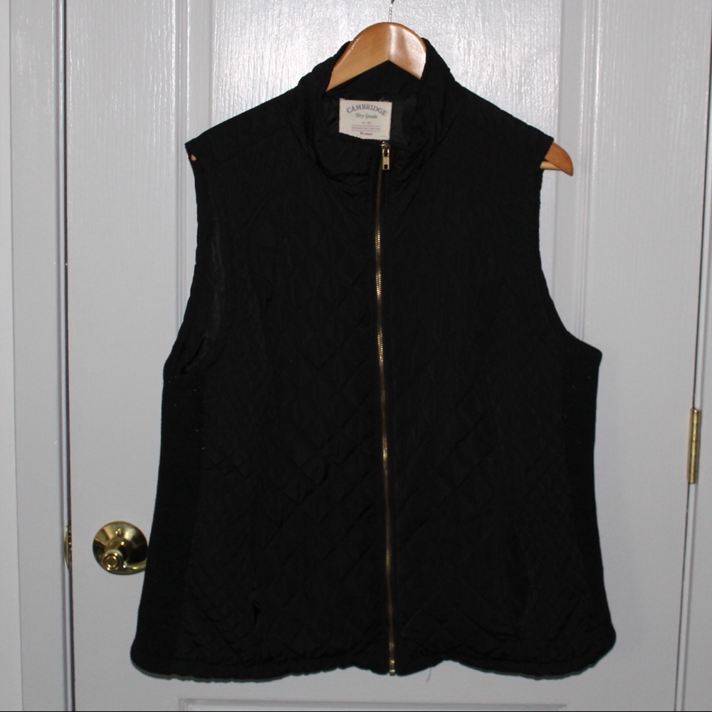 CAMBRIDGE DRY GOODS BLACK VEST